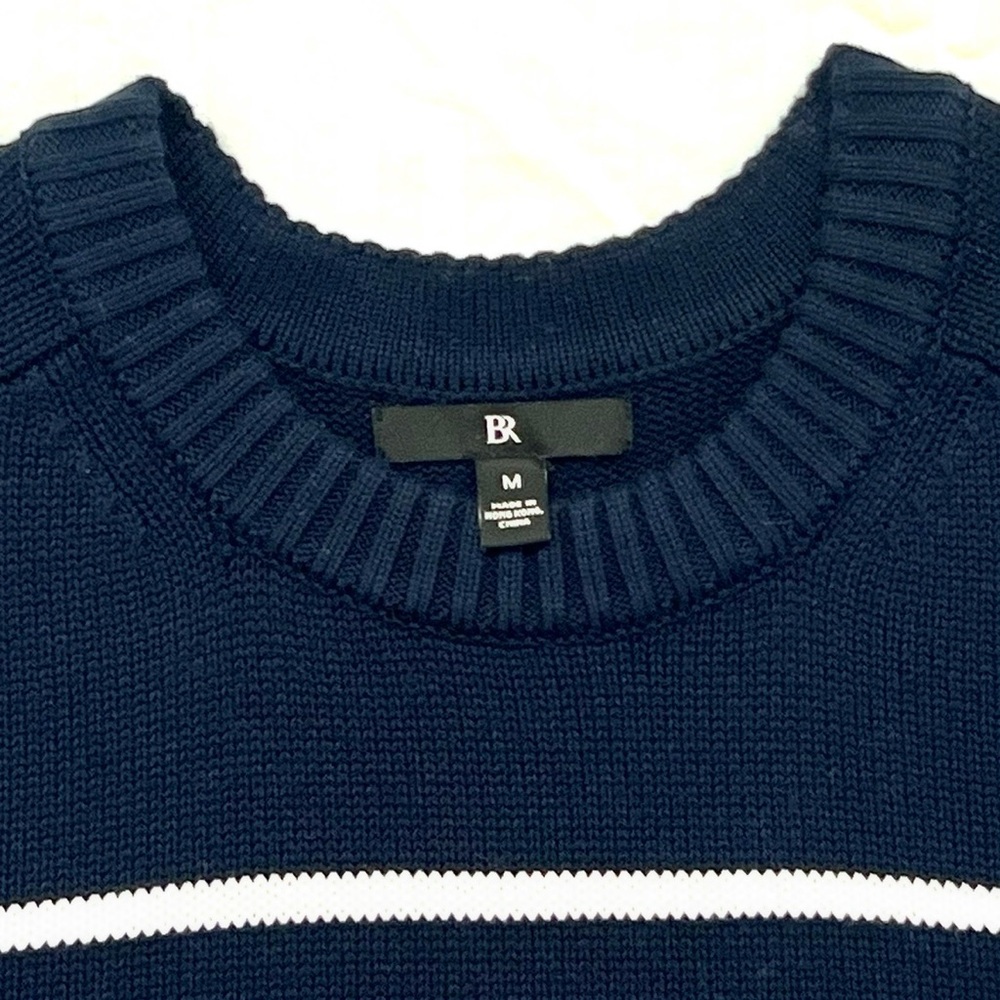Cotton-silk crew neck sweater - Picture 7 of 8